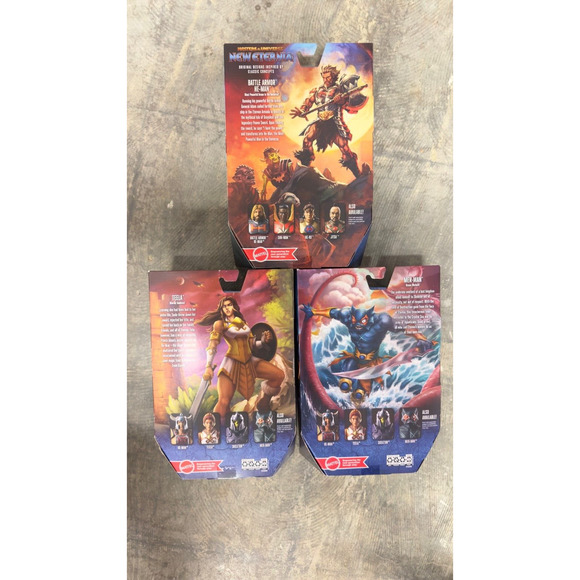 Masters of the Universe He-Man & Revelation Teela & Mer-Man - Picture 2 of 2